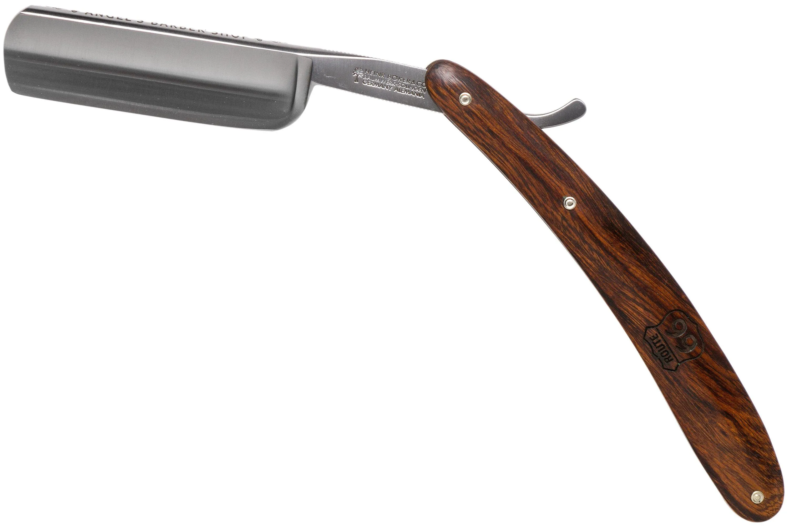 Böker Manufaktur Angel Delgadillo Route 66, Desert Ironwood 140225 navaja de afeitar